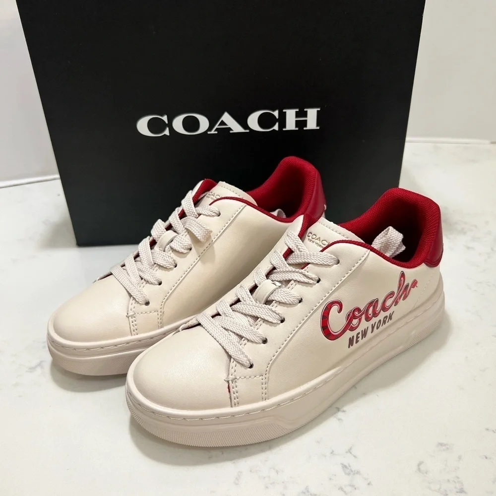 Coach Chalk Multi High Line Sneakers